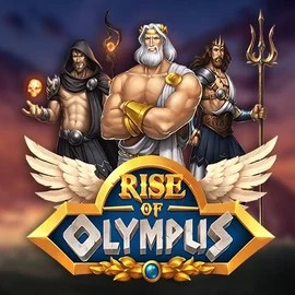 Rise of Olympus slot logo by Play'n GO at BetMaze Casino